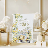 ギフトカードポジターノアマルフィヴェスパブライダルシャワー 台座サイン