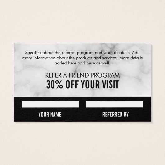 ギフトカード大理石 (裏面)