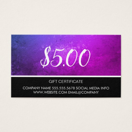 ギフトカード (正面)