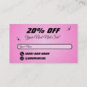 ギフトカード 名刺 (裏面)