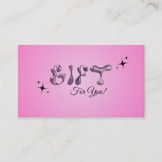 ギフトカード 名刺 (正面)