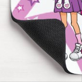 ギフトガーリーブロンド女の子マウスパッド マウスパッド (コーナー)