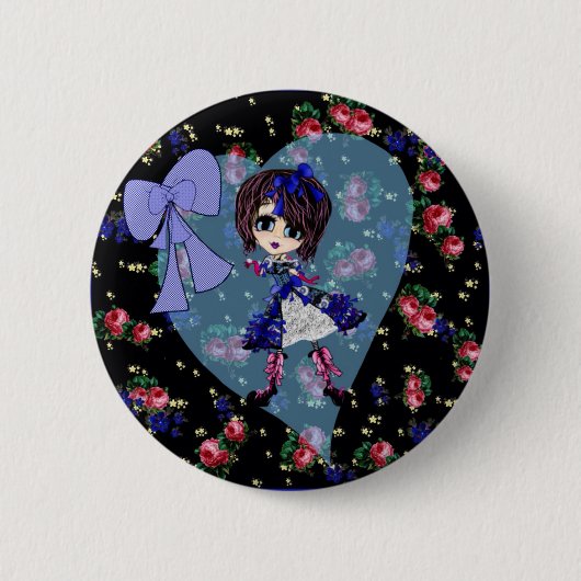 ギフトガーリー原宿ガールスタイル 缶バッジ (正面)