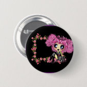 ギフトガーリー原宿ガールスタイル 缶バッジ (正面&裏面)