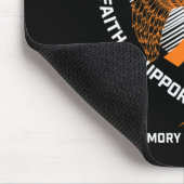 ギフトキッズ女性私のおばあちゃんの白血病の男性の記憶 マウスパッド (コーナー)