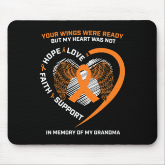 ギフトキッズ女性私のおばあちゃんの白血病の男性の記憶 マウスパッド
