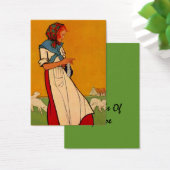 ギフトギフトによるニードルワークラベル名刺 (デスク)