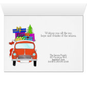 ギフトクラシック付きクリスマスカー (内部横(下))