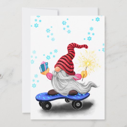 ギフトクリスマスカードと幸せな格言 (裏面)