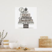 ギフトクリスマスツリーになる ポスター (キッチン)