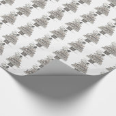 ギフトクリスマスツリーになる ラッピングペーパー (角)