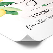 ギフトサイン ブライダルシャワー ウェディング ピンク レモン サイン (角)