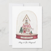 ギフトショップクリスマスカード 招待状 (裏面)