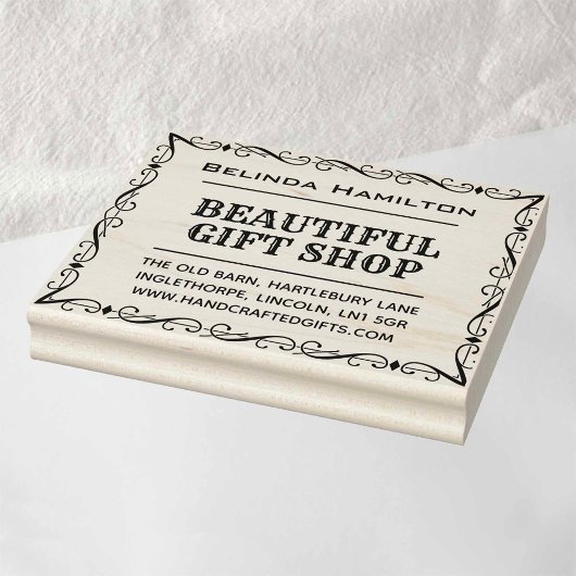 ギフトショップ製品スタンプ ラバースタンプ