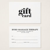 ギフトシンプルカード (正面&裏面)