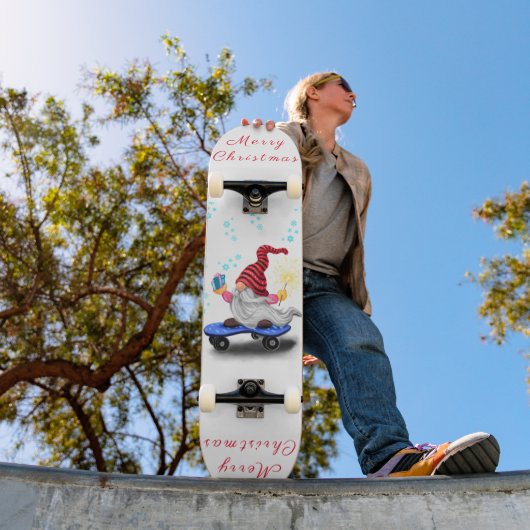 ギフトスケートボードクリスマスとハッピースカー格言 スケートボード (室外1)