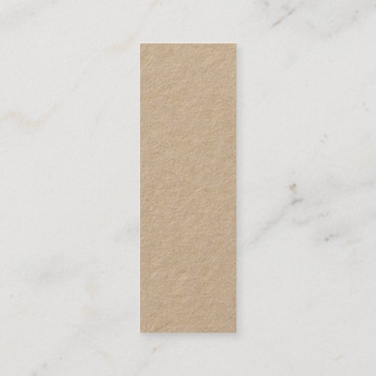 ギフトスタイリッシュラベル スキニー名刺 (裏面)