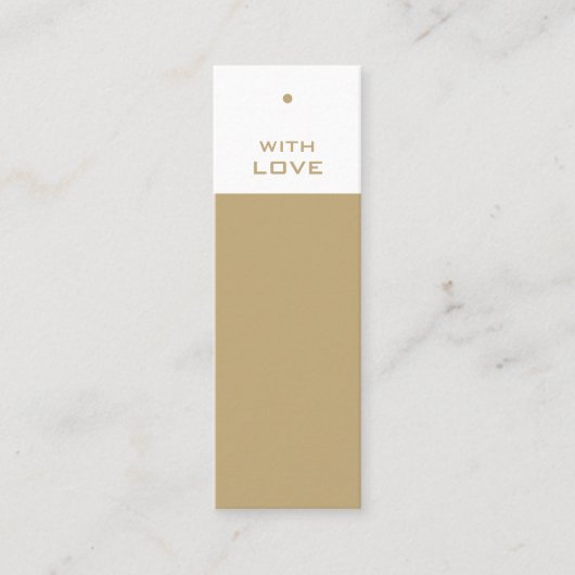 ギフトスタイリッシュラベル スキニー名刺 (正面)