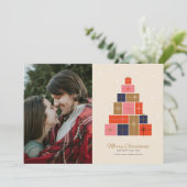 ギフトスタッククリスマスツリー シーズンカード (スタンド正面)