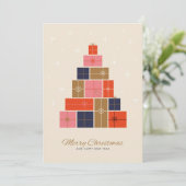 ギフトスタッククリスマスツリー シーズンカード (スタンド正面)