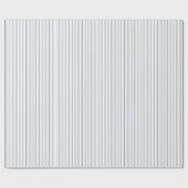 ギフトストライプの包装紙 – 青 – 白01 ラッピングペーパー (フラット)