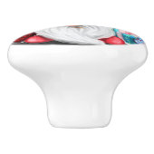 ギフトセラミックノブ付きクリスマスツリーハット格言 セラミックノブ (側面)