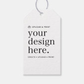 ギフトタグ あなたのデザインをアップロード (正面)