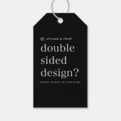 ギフトタグ お好きなデザインをアップロード (裏面)