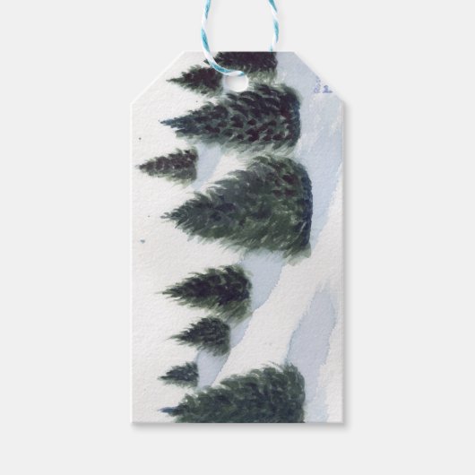 ギフトタグ クリスマスツリー - ギフトラッピング用品 (正面)