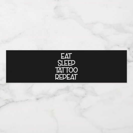 ギフトタトゥーアーティストおもしろいことわざタトゥー ペットボトルラベル (シングルラベル)