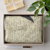 ギフトティッシュペーパーとアンティークレター 薄葉紙 (ギフト)