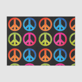 ギフトティッシュペーパーと平和のサイン 薄葉紙