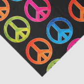 ギフトティッシュペーパーと平和のサイン 薄葉紙 (詳細)