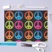 ギフトティッシュペーパーと平和のサイン 薄葉紙 (クラフト)