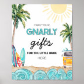 ギフトテーブルパーティー記号 ポスター (正面)