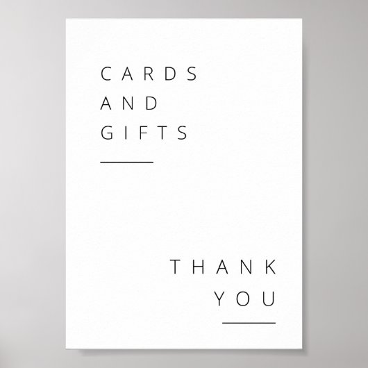 ギフトテーブル記号 ポスター (正面)