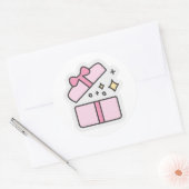 ギフトドードルサークルラップトップ ラウンドシール (封筒)