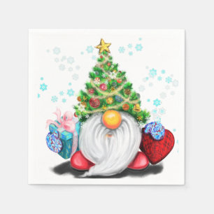 ギフトナプキンス付きクリスマス格言 スタンダードカクテルナプキン