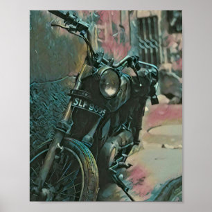 ギフトバイクもしくは自転車に乗る人 ポスター