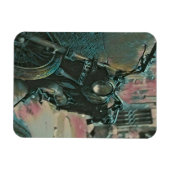 ギフトバイクもしくは自転車に乗る人 マグネット (横)