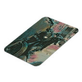 ギフトバイクもしくは自転車に乗る人 マグネット (左側)