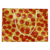 ギフトバッグのピザプリント ラージペーパーバッグ (裏面)