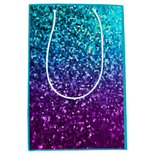 ギフトバッグのモザイクSparkleyの質 ミディアムペーパーバッグ (正面)