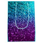 ギフトバッグのモザイクSparkleyの質 ミディアムペーパーバッグ (裏面)