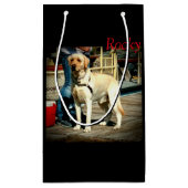 ギフトバッグのラブラドール スモールペーパーバッグ (裏面)