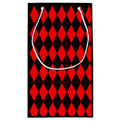 ギフトバッグの-小さい、光沢のある道化師及びモノグラム スモールペーパーバッグ (裏面)