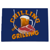 ギフトバッグを冷やし及び焼きます ラージペーパーバッグ (正面)