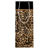 ギフトバッグ動物のプリント ワインギフトバッグ (裏面)