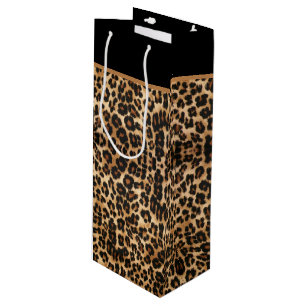 ギフトバッグ動物のプリント ワインギフトバッグ