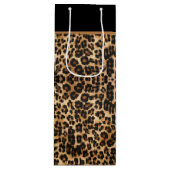 ギフトバッグ動物のプリント ワインギフトバッグ (正面)